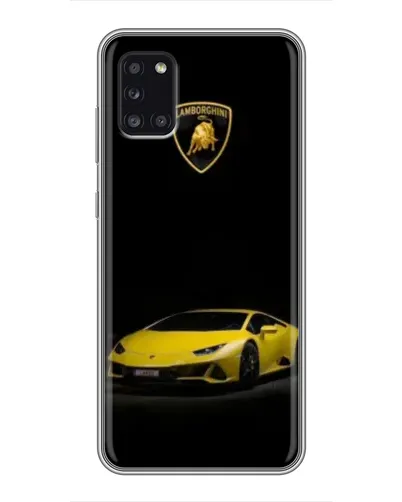 Чехол для Samsung Galaxy A31 (A315) с картинкой «Lamborghini желтый акцент»