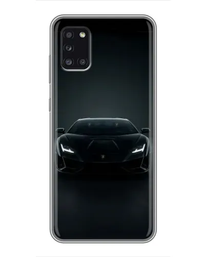 Чехол для Samsung Galaxy A31 (A315) с картинкой «Черный Lamborghini Aventador»