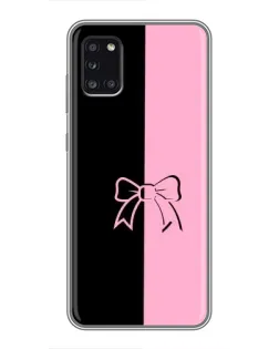 Чехол для Samsung Galaxy A31 (A315) с картинкой «Половинки банта»