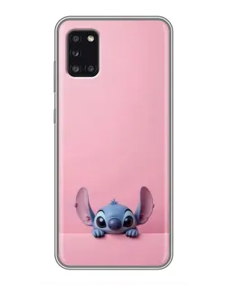 Чехол для Samsung Galaxy A31 (A315) с картинкой «Stitch выглядывает»