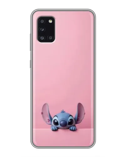 Чехол для Samsung Galaxy A31 (A315) с картинкой «Stitch выглядывает»