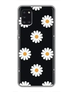 Чехол для Samsung Galaxy A31 (A315) с картинкой «Ромашки на черном» Чехол для Samsung Galaxy A31 (A315) с картинкой «Ромашки на черном»