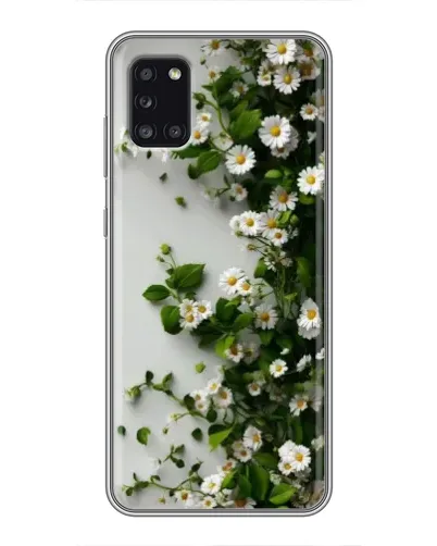 Чехол для Samsung Galaxy A31 (A315) с картинкой «Ветка мелких белых цветов» Чехол для Samsung Galaxy A31 (A315) с картинкой «Ветка мелких белых цветов»