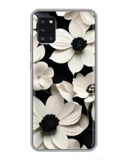 Чехол для Samsung Galaxy A31 (A315) с картинкой «Объемные белые цветы» Чехол для Samsung Galaxy A31 (A315) с картинкой «Объемные белые цветы»