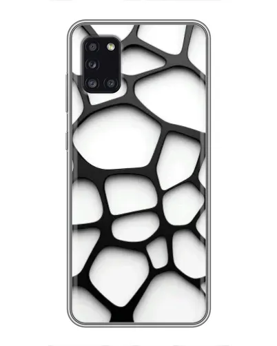 Чехол для Samsung Galaxy A31 (A315) с картинкой «Белая объемная сетка» Чехол для Samsung Galaxy A31 (A315) с картинкой «Белая объемная сетка»