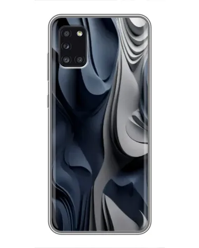 Чехол для Samsung Galaxy A31 (A315) с картинкой «Объемные синие складки» Чехол для Samsung Galaxy A31 (A315) с картинкой «Объемные синие складки»