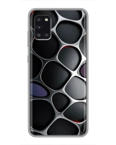 Чехол для Samsung Galaxy A31 (A315) с картинкой «Объемная темная решетка» Чехол для Samsung Galaxy A31 (A315) с картинкой «Объемная темная решетка»