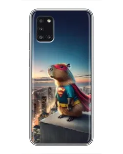 Чехол для Samsung Galaxy A31 (A315) с картинкой «Капи-мен супергерой» Чехол для Samsung Galaxy A31 (A315) с картинкой «Капи-мен супергерой»