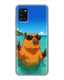 Чехол для Samsung Galaxy A31 (A315) с картинкой «Морская капибара» Чехол для Samsung Galaxy A31 (A315) с картинкой «Морская капибара»