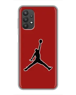 Чехол для Samsung Galaxy A32 (5G) с картинкой «Jordan Red Back»