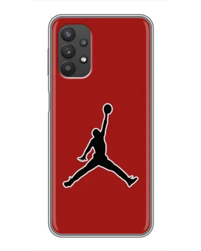 Чехол для Samsung Galaxy A32 (5G) с картинкой «Jordan Red Back»