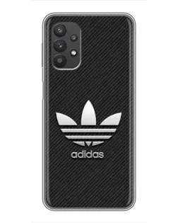 Чехол для Samsung Galaxy A32 (5G) с картинкой «Adidas Карбоновая текстура»
