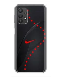 Чехол для Samsung Galaxy A32 (5G) с картинкой «Абстрактный дизайн Nike»