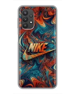 Чехол для Samsung Galaxy A32 (5G) с картинкой «Nike в абстракции»