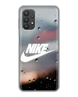 Чехол для Samsung Galaxy A32 (5G) с картинкой «Nike в стиле ретро»