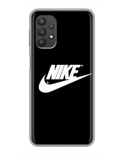 Чехол для Samsung Galaxy A32 (5G) с картинкой «Мазки краски Nike»