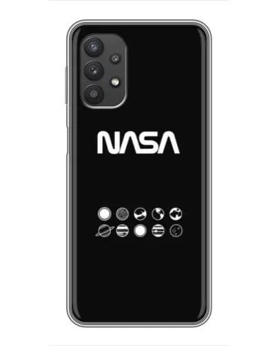 Чехол для Samsung Galaxy A32 (5G) с картинкой «NASA — технический принт» Чехол для Samsung Galaxy A32 (5G) с картинкой «NASA — технический принт»