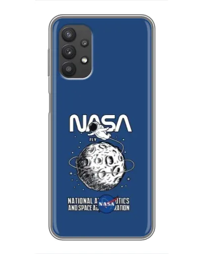 Чехол для Samsung Galaxy A32 (5G) с картинкой «NASA — лунная миссия» Чехол для Samsung Galaxy A32 (5G) с картинкой «NASA — лунная миссия»