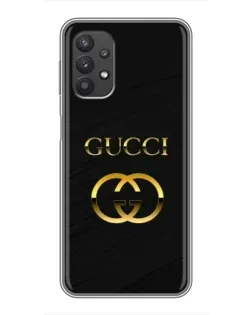 Чехол для Samsung Galaxy A32 (5G) с картинкой «Золотой логотип Gucci»