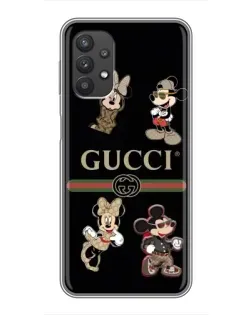 Чехол для Samsung Galaxy A32 (5G) с картинкой «Gucci — герои Disney и монограмма»