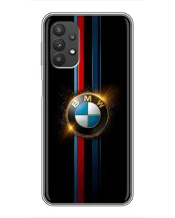 Чехол для Samsung Galaxy A32 (5G) с картинкой «BMW M-Power неон»