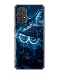 Чехол для Samsung Galaxy A32 (5G) с картинкой «BMW под дождем»