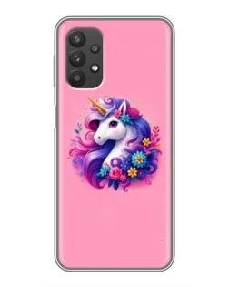 Чехол для Samsung Galaxy A32 (5G) с картинкой «Сказочный единорог»