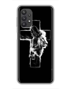 Чохол для Samsung Galaxy A32 (5G) з картинкою «Сяючий хрест Jesus»