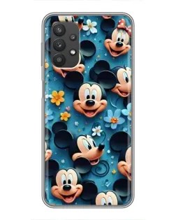 Чохол для Samsung Galaxy A32 (5G) з картинкою «Паттерн Міккі та Мінні»