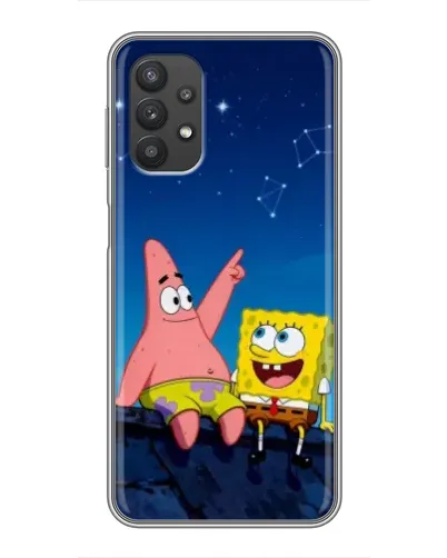 Чехол для Samsung Galaxy A32 (5G) с картинкой «Губка Боб и Патрик ночью» Чехол для Samsung Galaxy A32 (5G) с картинкой «Губка Боб и Патрик ночью»