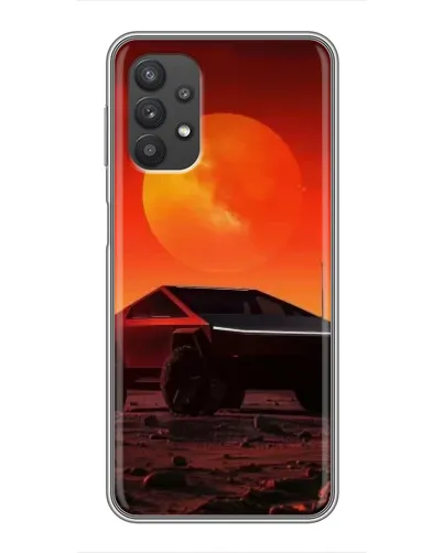 Чехол для Samsung Galaxy A32 (5G) с картинкой «Cybertruck на Марсе»