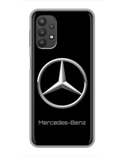 Чехол для Samsung Galaxy A32 (5G) с картинкой «Mercedes Silver Logo»