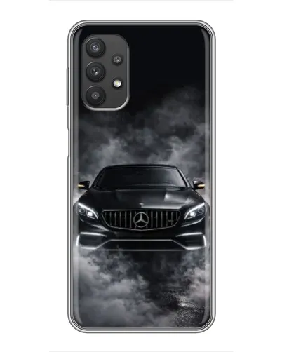 Чехол для Samsung Galaxy A32 (5G) с картинкой «Mercedes в дыму»