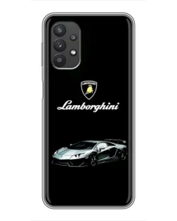 Чехол для Samsung Galaxy A32 (5G) с картинкой «Логотип Lamborghini классика»