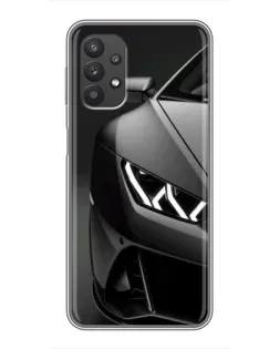 Чехол для Samsung Galaxy A32 (5G) с картинкой «Lamborghini фары детализация»