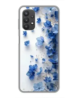 Чохол для Samsung Galaxy A32 (5G) з картинкою «Блакитний квітковий каскад» Чохол для Samsung Galaxy A32 (5G) з картинкою «Блакитний квітковий каскад»