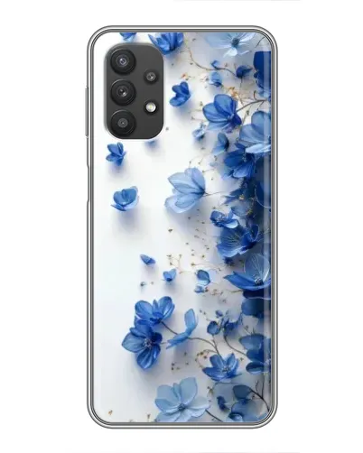 Чехол для Samsung Galaxy A32 (5G) с картинкой «Голубой цветочный каскад» Чехол для Samsung Galaxy A32 (5G) с картинкой «Голубой цветочный каскад»