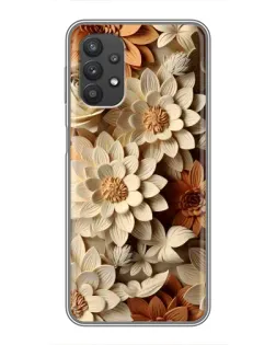 Чохол для Samsung Galaxy A32 (5G) з картинкою «Бежевий флористичний декор» Чохол для Samsung Galaxy A32 (5G) з картинкою «Бежевий флористичний декор»