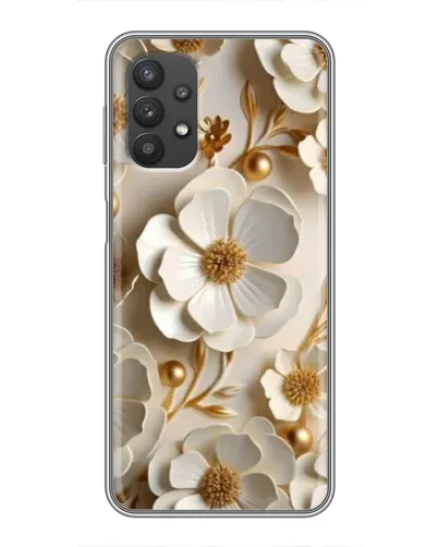 Чехол для Samsung Galaxy A32 (5G) с картинкой «Белие бумажние цвети» Чехол для Samsung Galaxy A32 (5G) с картинкой «Белие бумажние цвети»