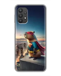 Чехол для Samsung Galaxy A32 (5G) с картинкой «Капи-мен супергерой» Чехол для Samsung Galaxy A32 (5G) с картинкой «Капи-мен супергерой»
