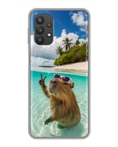 Чехол для Samsung Galaxy A32 (5G) с картинкой «Капибара на море» Чехол для Samsung Galaxy A32 (5G) с картинкой «Капибара на море»