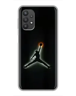 Чехол для Samsung Galaxy A32 с картинкой «Jordan Gradient Logo»