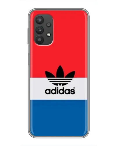 Чехол для Samsung Galaxy A32 с картинкой «Ретро блоки Adidas»