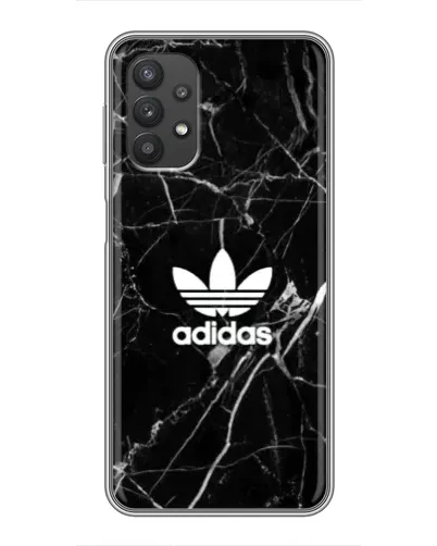 Чехол для Samsung Galaxy A32 с картинкой «Белый мрамор Adidas»