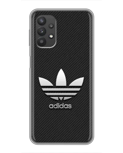 Чехол для Samsung Galaxy A32 с картинкой «Adidas Карбоновая текстура»
