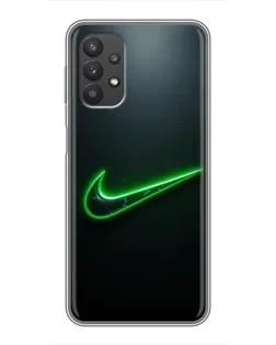 Чехол для Samsung Galaxy A32 с картинкой «Неоновый контур Nike» Чехол для Samsung Galaxy A32 с картинкой «Неоновый контур Nike»