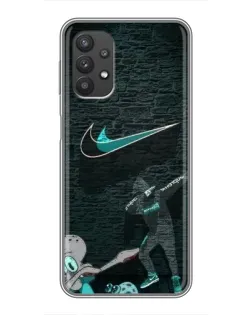 Чехол для Samsung Galaxy A32 с картинкой «Спортивный арт Nike»