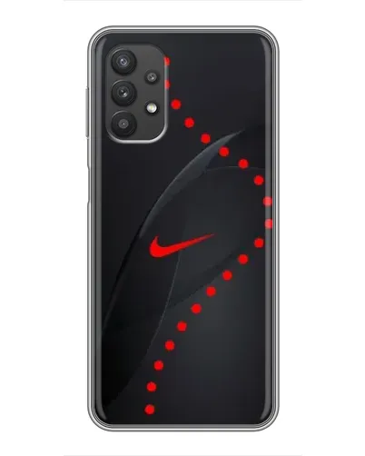 Чехол для Samsung Galaxy A32 с картинкой «Абстрактный дизайн Nike»