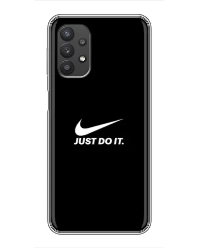 Чехол для Samsung Galaxy A32 с картинкой «Минимализм от Nike»