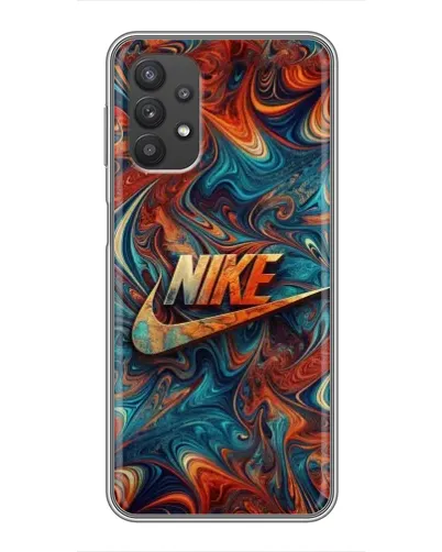 Чехол для Samsung Galaxy A32 с картинкой «Nike в абстракции»